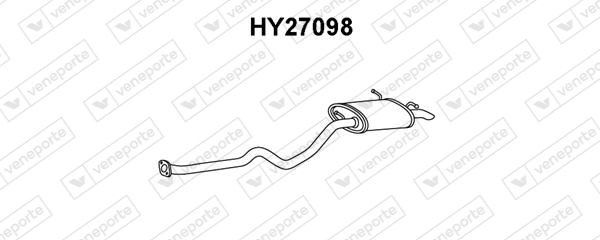 VENEPORTE Silencieux arrière HY27098 HY27098 Silencieux arrière HYUNDAI SANTA FE VENEPORTE