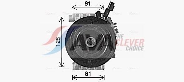 AVA COOLING SYSTEMS Koelventilator HY7560 AVA COOLING SYSTEMS HY7560 Koelvin Hyundai Santa Fe cm originele prijs