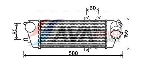 AVA COOLING SYSTEMS Intercooler HYA4227 Hyundai ACCENT Échangeur d'air AVA COOLING SYSTEMS HYA4227