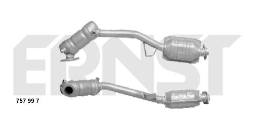 ERNST Katalysator 757997 Byta Katalysator Subaru Impreza GG kostnad ERNST 757997