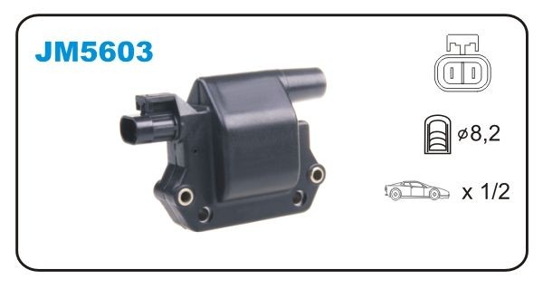 JANMOR Bobine d'allumage JM5603 Nissan PULSAR Bobine cylindre JANMOR JM5603