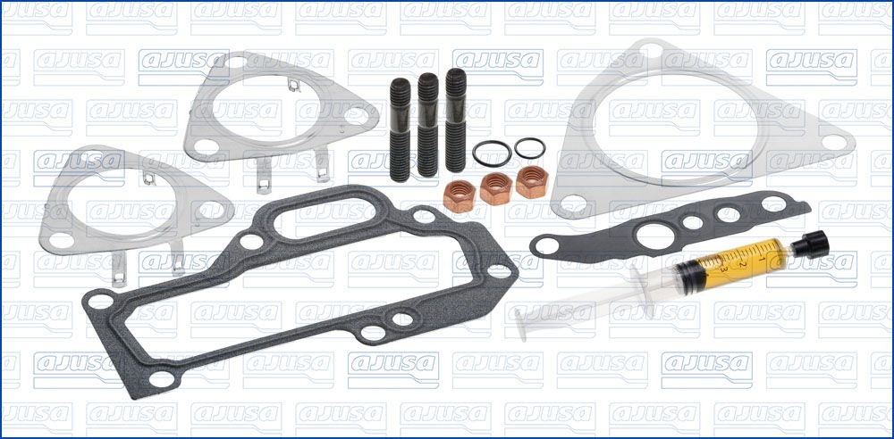 Turbocharger, montageset AJUSA JTC11712 AJUSA JTC11712 Montageset uitlaat AUDI A8 2010