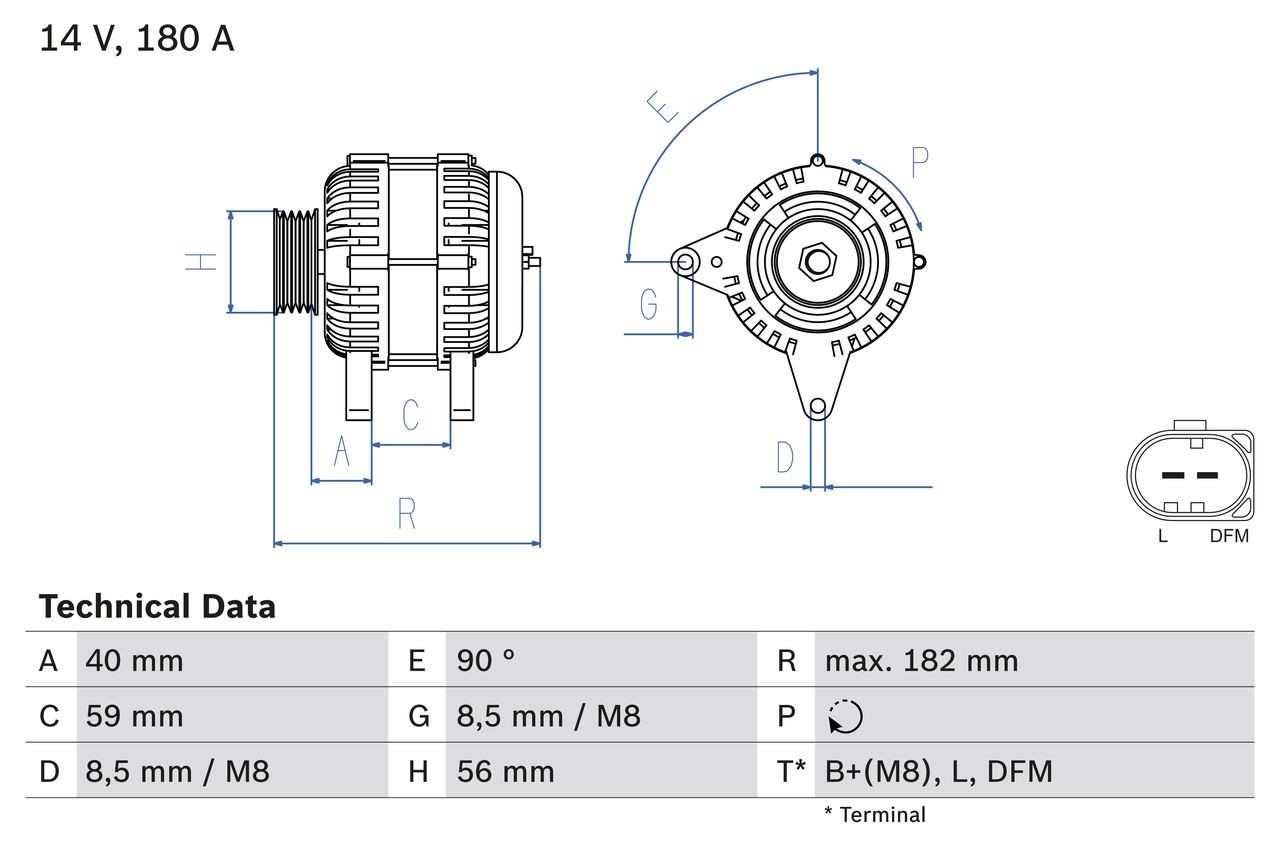 BOSCH Dimljus 0 305 074 001 0 305 074 001 BOSCH dimstrålkastare Mercedes SPRINTER