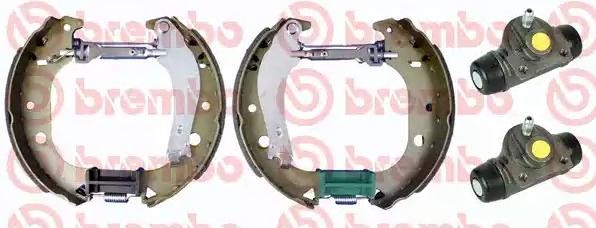 BREMBO Bremsesæt, trommelbremser K 23 059 BREMBO K23059 Fiat Doblo Cargo Bremsesæt, trommelbremser pris