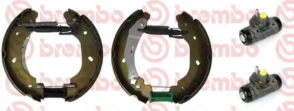 BREMBO Bremžu komplekts, Trumuļu bremzes K 24 068 BREMBO K 24 068 Bremžu komplekts, Trumuļu bremzes FORD Transit Mk6 Van (V347, V348) 3.2 TDCi RWD 200 ZS 2007