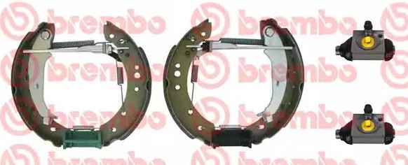 BREMBO Bremsensatz, Trommelbremse K 54 012 Trommelbremsen Mitsubishi CW_W K 54 012 BREMBO