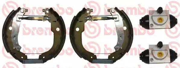 BREMBO Trumbromssats K 61 086 BREMBO K 61 086 Trumbromssats CITROЁN C3 III (SX) 1.2 PURETECH 82 hk 2023