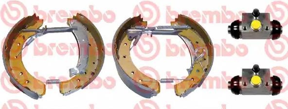 BREMBO Bremsesett, trommebremse K 61 087 BREMBO K 61 087 Bremsesett, trommebremse TOYOTA Corolla VI Liftback (E90) 1.6 GTI (AE92_) 125 hk 1988