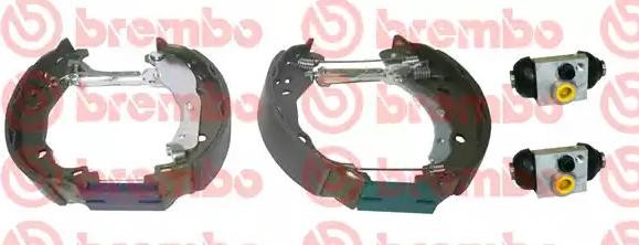BREMBO Σετ φρένων, ταμπουρόφρενα K 61 088 Σετ φρένων ταμπουρόφρενα BREMBO C15 K 61 088 φθηνά