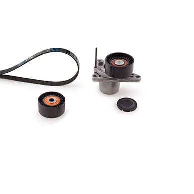 GATES Poly V-riem set K017PK1675 GATES K017PK1675 Poly v riemen kit Hyundai KONA goedkoop