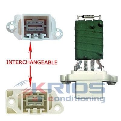 MEAT & DORIA Résistance, pulseur d'air habitacle K109060 Resistance pulseur d'air MEAT & DORIA RANGER K109060 pas cher