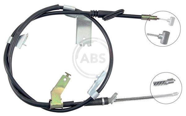 A.B.S. Håndbremsekabel K12037 Håndbremsekabel A.B.S. Maserati 4200 K12037