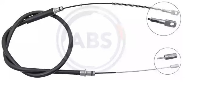 A.B.S. Handremkabel K13676 A.B.S. K13676 Handremkabel PORSCHE 911 Speedster (997) aan een voordelige prijs