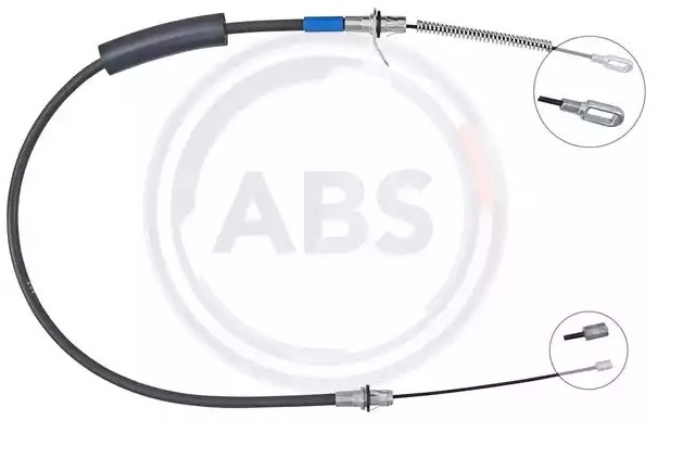 A.B.S. Tautrekk, håndbremse K14050 Bremsekabel A.B.S. CARAVAN K14050 billige