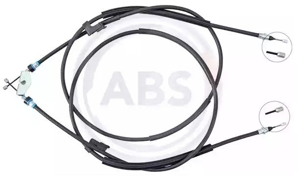 Cabo de aço, travão de estacionamento A.B.S. K14051 A.B.S. K14051: Cabo de freio de estacionamento Volvo S40 2006