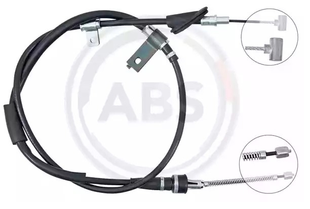 A.B.S. Żażné lanko parkovacej brzdy K14095 A.B.S. K14095 Lanko ručnej brzdy Citroën EVASION originálne