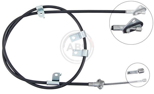 A.B.S. Hand brake cable K14096 A.B.S. K14096 UAZ Hand brake cable replacement cost
