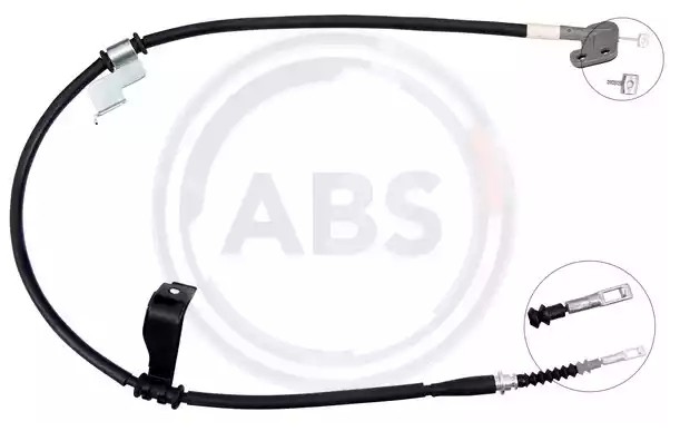 Tautrekk, håndbremse A.B.S. K15002 A.B.S. K15002 Håndbremsekabel HYUNDAI i10 2018