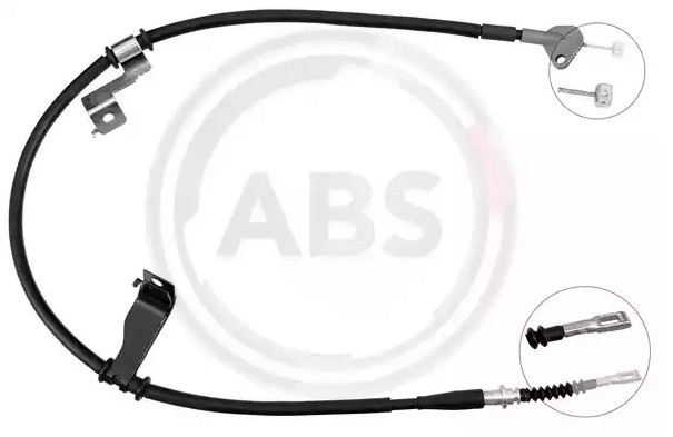 Ντίζα, φρένο ακινητοποίησης A.B.S. K15003 A.B.S. K15003 Χειρόφρενο εμπρός και πίσω Hyundai i10 2023