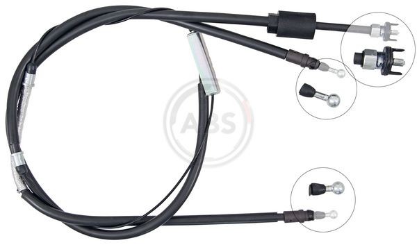 A.B.S. Håndbremsekabel K19966 A.B.S. K19966 Bremsekabel VAUXHALL Viceroy Sedan billig