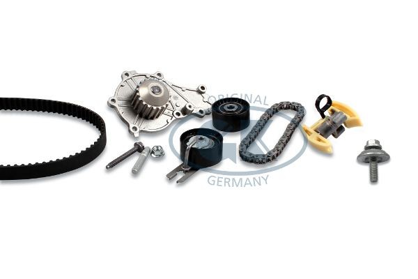 GK Kit de distribution + pompe à eau K986803A-XL Kit de pompe à eau et courroie de distribution GK CX K986803A-XL pas cher