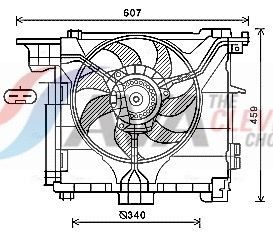 AVA COOLING SYSTEMS Elektromotor vnútorného ventilátora KA8253 Ventilátor kúrenia AVA COOLING SYSTEMS Kia SPORTAGE KA8253
