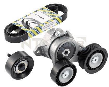 SNR Jeu de courroies trapézoïdales à nervures KA852.00 Ford TRANSIT COURIER Kit de courroie d'accessoire SNR KA852.00