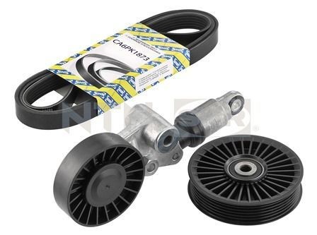 SNR Jogo de correias trapezoidais estriadas KA853.00 SNR Kit de correias trapezoidais estriadas OPEL KA853.00