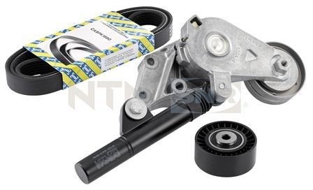 SNR Ozubený klinový remeň - Sada KA857.02 Sada klinového rebrovaného remena SNR Volkswagen CRAFTER KA857.02