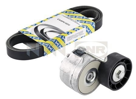 SNR V-Ribbed Belt Set KA858.04 Alfa Romeo STELVIO SNR poly v-belt kit KA85804