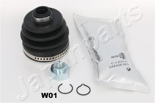 JAPANPARTS Mansjettsett, drivaksel KB-W01 Drivknutsdamask JAPANPARTS Suzuki SJ 410 KB-W01