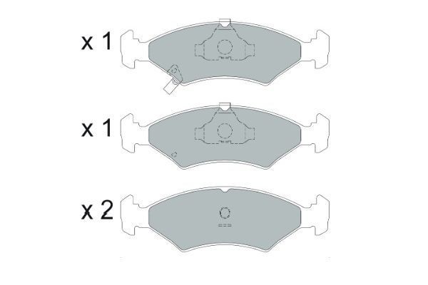 KAVO PARTS Kit pastiglie freni KBP-4026 KAVO PARTS KBP-4026 Pasticche dei freni Kia Sportage K00 originale prezzo