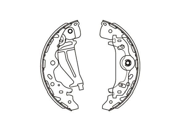 KAVO PARTS Σετ σιαγόνων φρένων KBS-3405 KAVO PARTS KBS-3405 Σετ σιαγόνων φρένων Chrysler Voyager GS τιμες