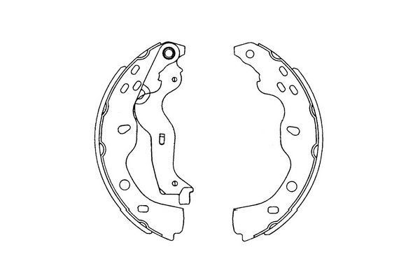 KAVO PARTS Piduriklotside komplekt KBS-8914 Trummelpidur KAVO PARTS JIMNY KBS-8914 odav