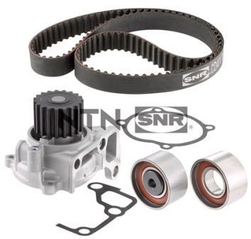 SNR Bomba de água + kit de correia dentada KDP470.210 SNR KDP470.210 Bomba de água + kit de correia dentada MAZDA 626 V Hatchback (GF) 2.0 (GFER) 115 cv 1999