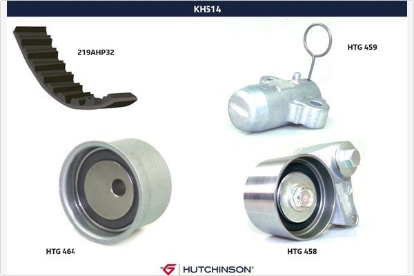 HUTCHINSON Sada ozubeného remeňa KH 514 KH 514 Sada rozvodového remeňa HYUNDAI IONIQ HUTCHINSON