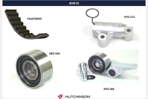 HUTCHINSON Hammasrihma komplekt KH 515 KH 515 Hammasrihma MITSUBISHI SPACE STAR HUTCHINSON