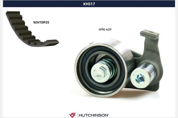 HUTCHINSON Tandremssæt KH 517 KH 517 Tandrem TOYOTA GT 86 HUTCHINSON