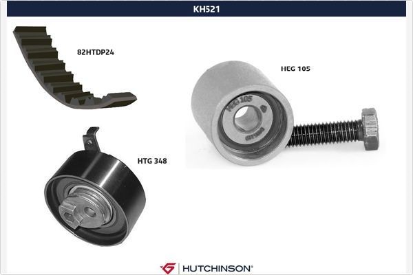 HUTCHINSON Registerreimsett KH 521 KH 521 Reg reim HUTCHINSON CHRYSLER VOYAGER