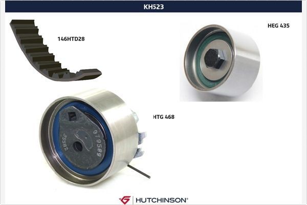 HUTCHINSON Registerreimsett KH 523 KH 523 Reg reim CHRYSLER VOYAGER HUTCHINSON