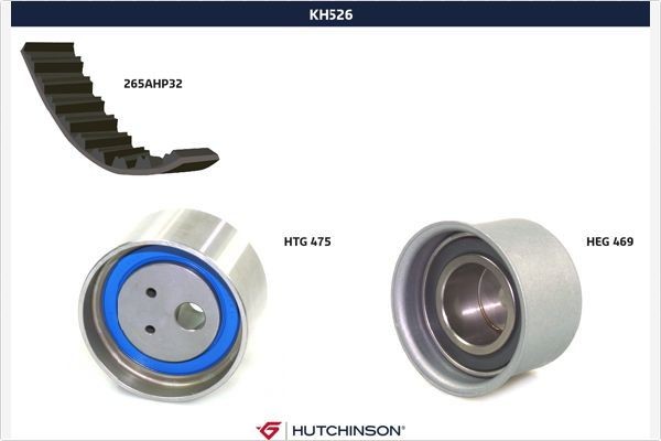 HUTCHINSON Hammasrihma komplekt KH 526 KH 526 Hammasrihma MITSUBISHI SPACE STAR HUTCHINSON