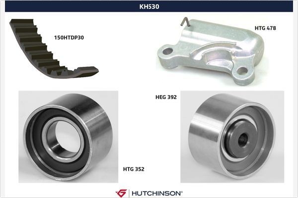 HUTCHINSON Registerreimsett KH 530 Registerreim HUTCHINSON Honda FR-V KH 530