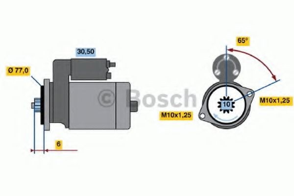 BOSCH Motorino avviamento 0 986 014 141 BOSCH 0 986 014 141 costo Motorino avviamento H100 Pick-up originale