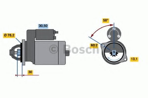 BOSCH Anlasser 0 986 016 780 0 986 016 780 BOSCH Audi A8 D2 Anlasser Kosten