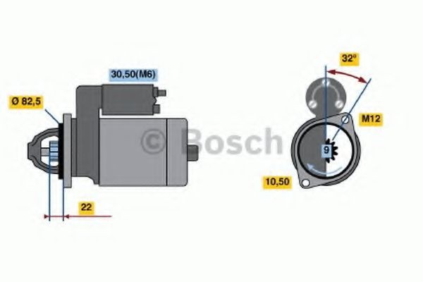 BOSCH Starter motor 0 986 017 920 BOSCH 0 986 017 920 Chevrolet Corvette C7 starter motor cost