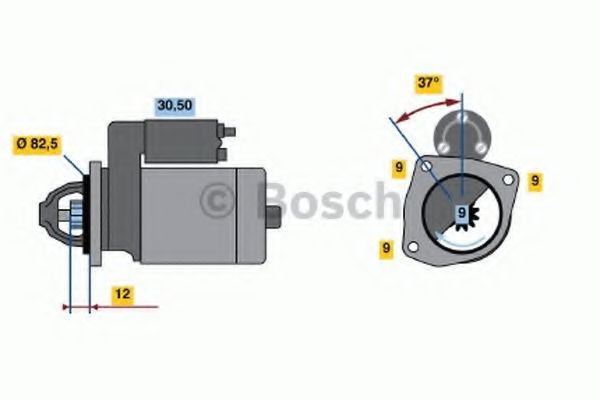 BOSCH Startmotor 0 986 018 900 BOSCH 0 986 018 900 Startmotor Alfa Romeo 156 932 goedkoop