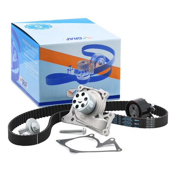 GRAF Kit cinghia distribuzione, pompa acqua KP1091-1 KP1091-1 costo Kit cinghia di distribuzione e pompa acqua GRAF NISSAN PRIMASTAR