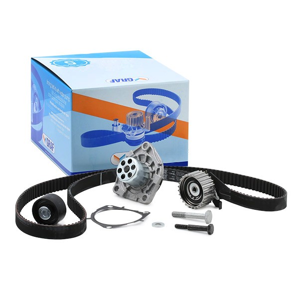 GRAF Water pump and timing belt kit KP1352-6 Chrysler YPSILON GRAF timing belt and water pump KP13526