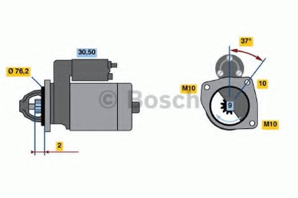 BOSCH Motor de arranque 0 986 020 860 Motor de arranque BOSCH S60 0 986 020 860 baratos