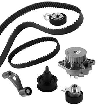 GRAF Kit cinghia distribuzione, pompa acqua KP674-3 KP674-3 costo Kit cinghia di distribuzione e pompa acqua Volkswagen EOS GRAF